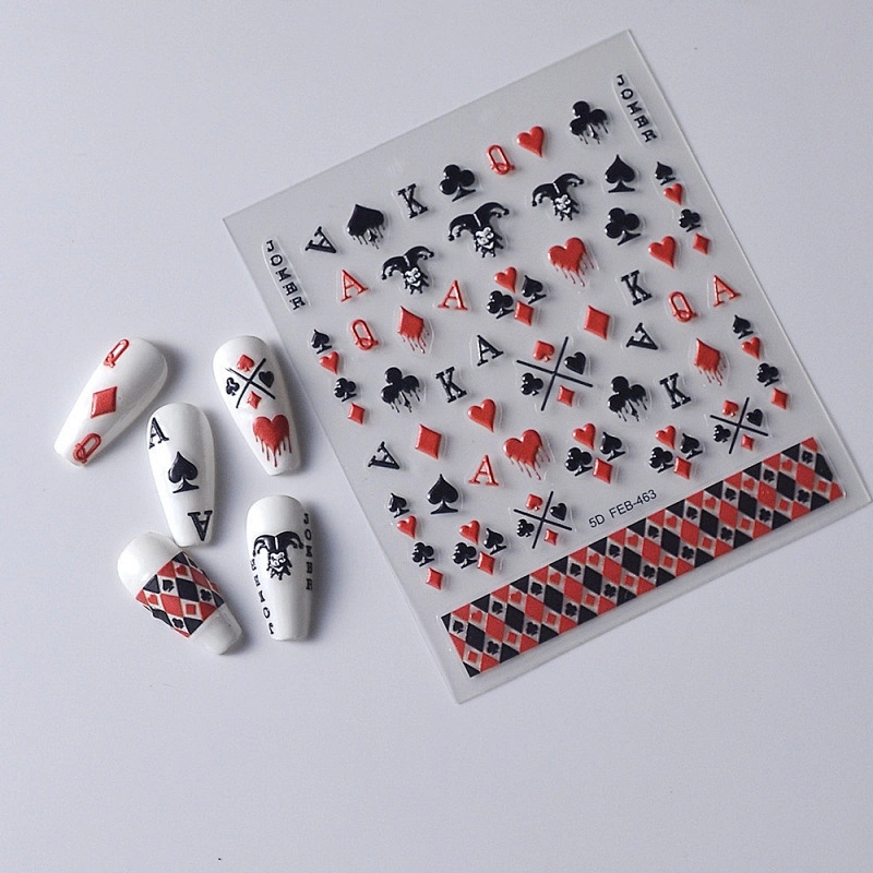 Poker Nail Stickers